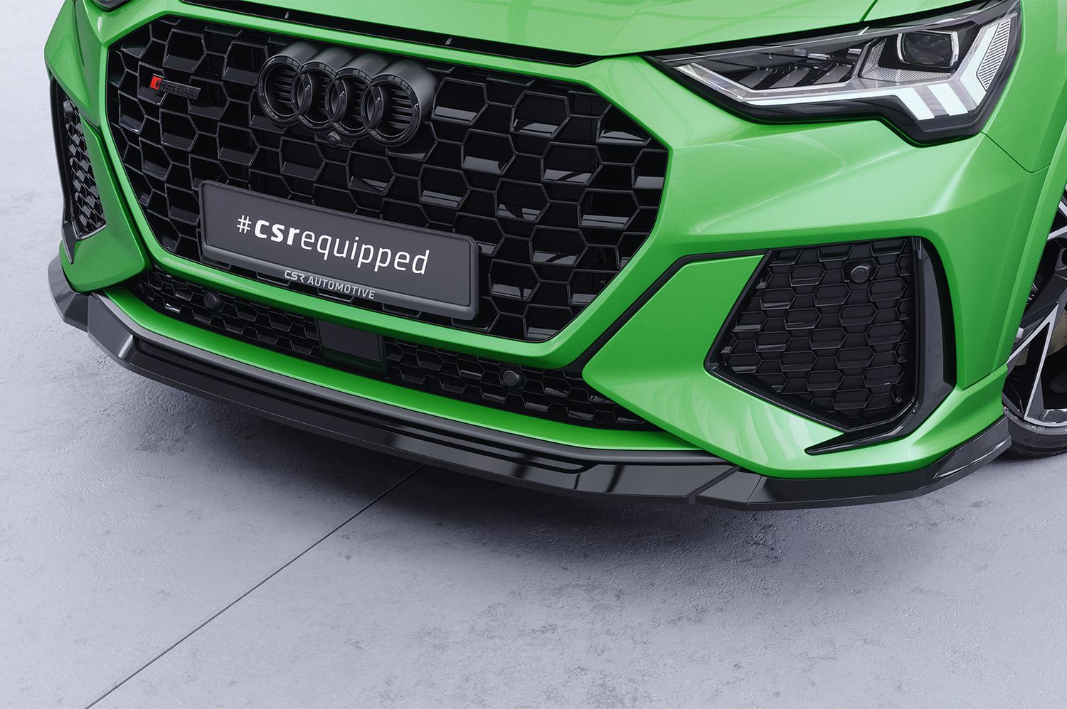 Frontspoiler | Cup-Spoilerlippe mit ABE für Audi RSQ3 (F3) CSL838 Frontspoiler | Cup-Spoilerlippe mit ABE für Audi RSQ3 (F3) CSL838