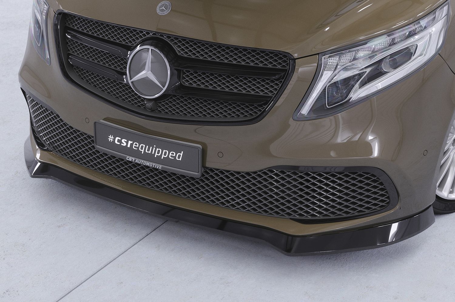 Frontspoiler | Cup-Spoilerlippe mit ABE für Mercedes-Benz V-Klasse 447 / EQV CSL880 Frontspoiler | Cup-Spoilerlippe mit ABE für Mercedes-Benz V-Klasse 447 / EQV CSL880