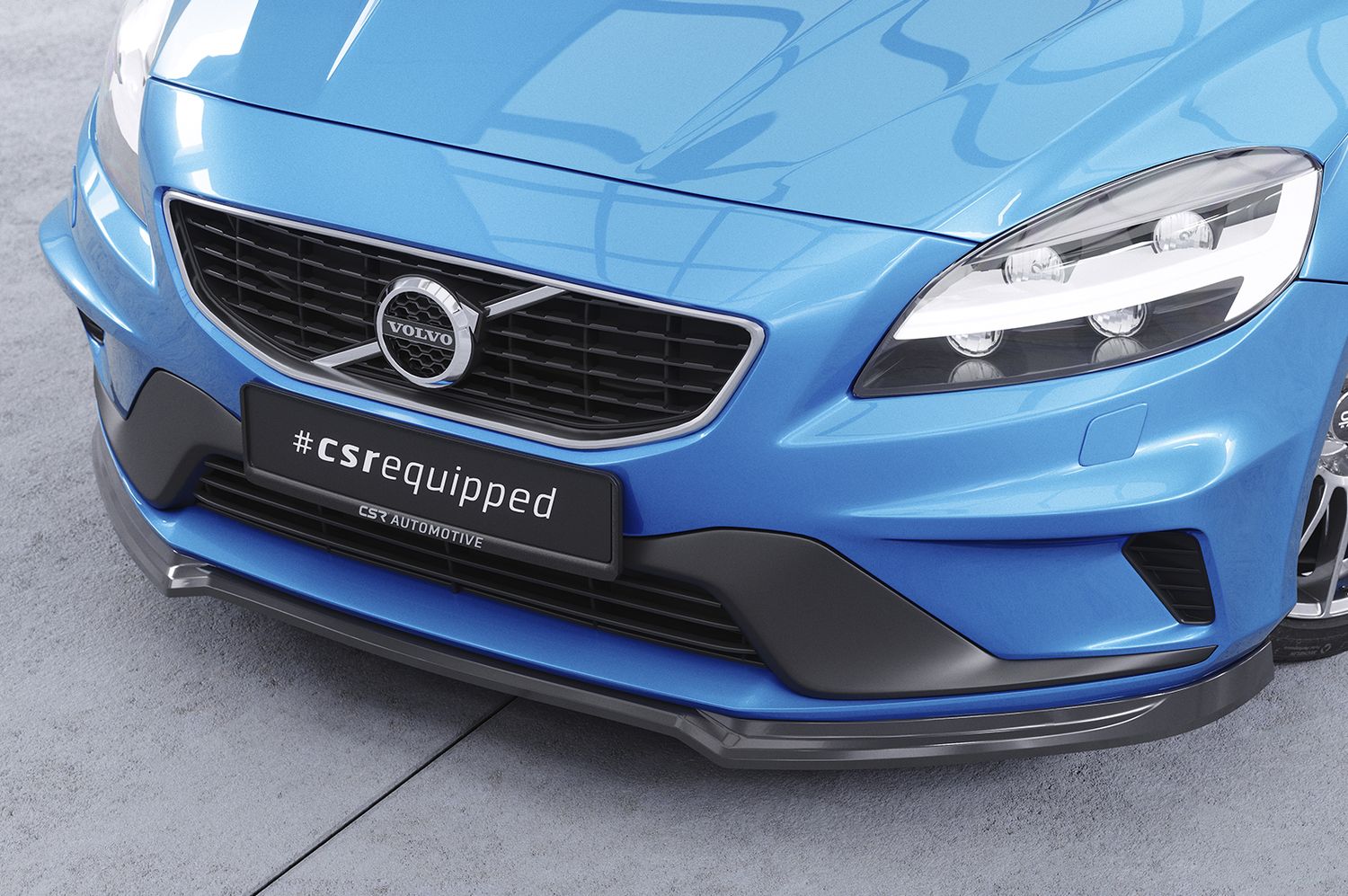 Frontspoiler | Cup-Spoilerlippe mit ABE für Volvo V40 R-Design CSL611