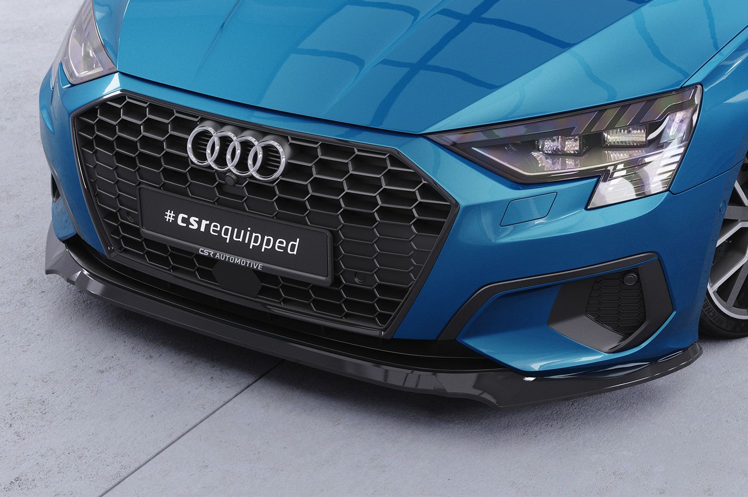 Frontspoiler | Cup-Spoilerlippe mit ABE für Audi A3 8Y Limousine CSL616 Frontspoiler | Cup-Spoilerlippe mit ABE für Audi A3 8Y Limousine CSL616