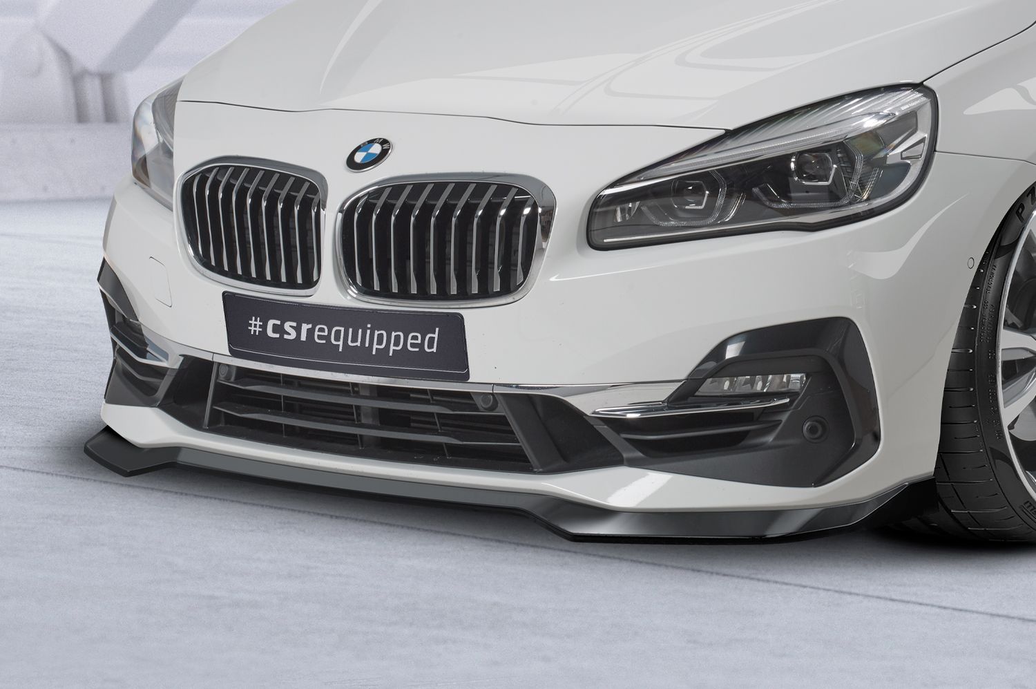 Frontspoiler | Cup-Spoilerlippe mit ABE für BMW 2er (F45) Active Tourer CSL623 Frontspoiler | Cup-Spoilerlippe mit ABE für BMW 2er (F45) Active Tourer CSL623