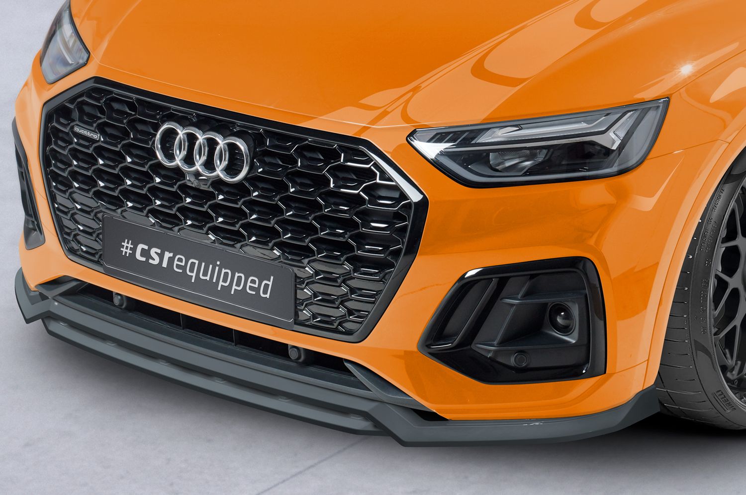 Frontspoiler | Cup-Spoilerlippe mit ABE für Audi Q5 (FY/FYT) S-Line / SQ5 (FY) CSL677 Frontspoiler | Cup-Spoilerlippe mit ABE für Audi Q5 (FY/FYT) S-Line / SQ5 (FY) CSL677