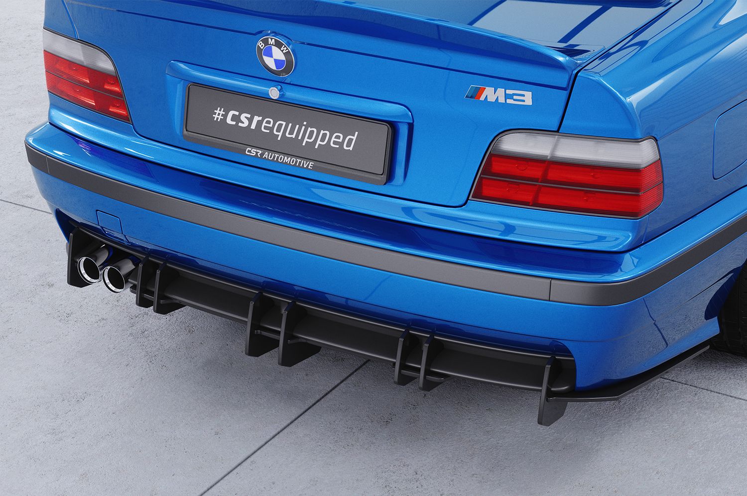 Racing Diffusor | Heckansatz für BMW 3er E36 M-Paket HA438-B Racing Diffusor | Heckansatz für BMW 3er E36 M-Paket HA438-B