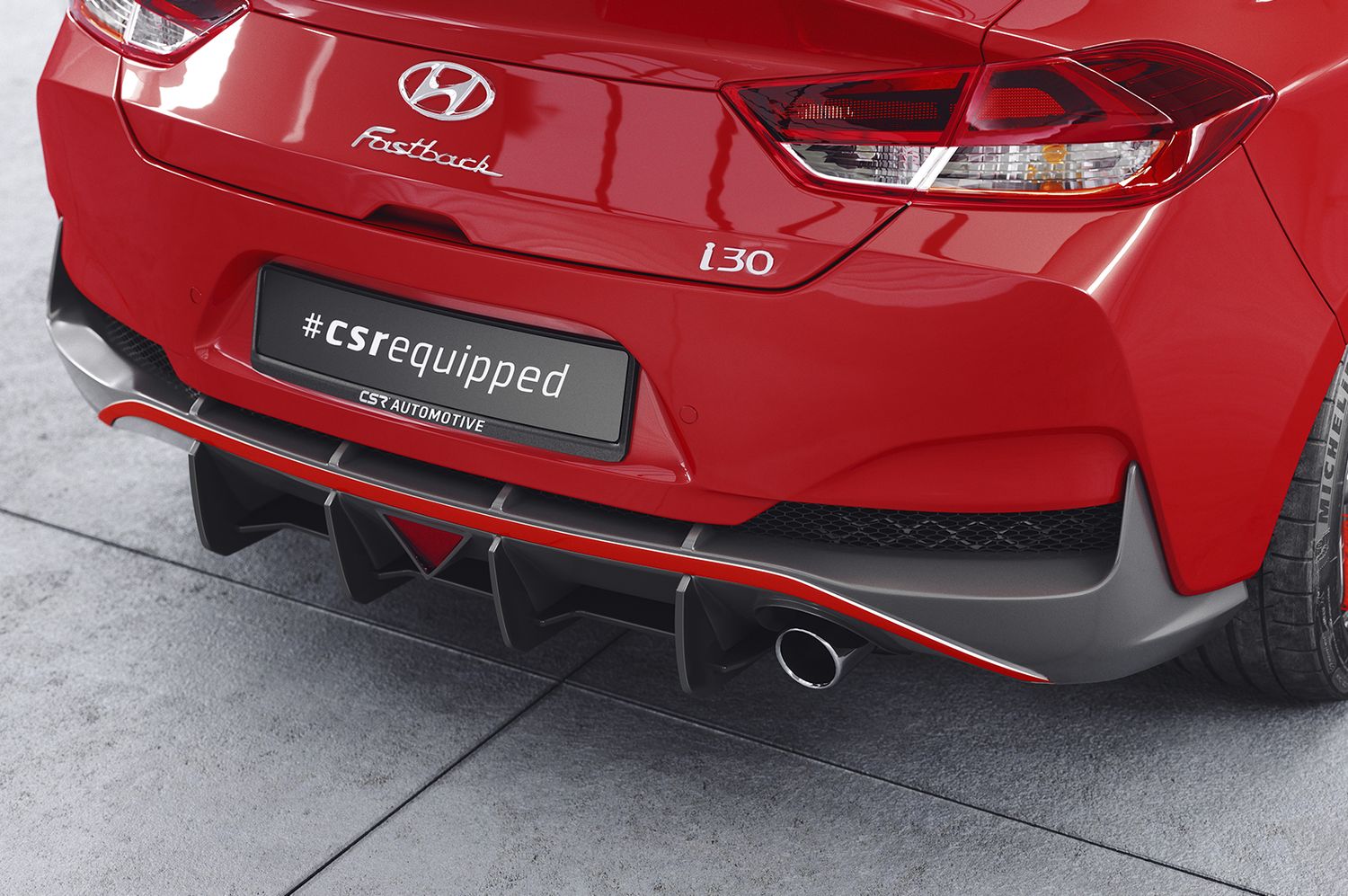 Racing Diffusor | Heckansatz für Hyundai I30 (PD) Fastback N HA452-B