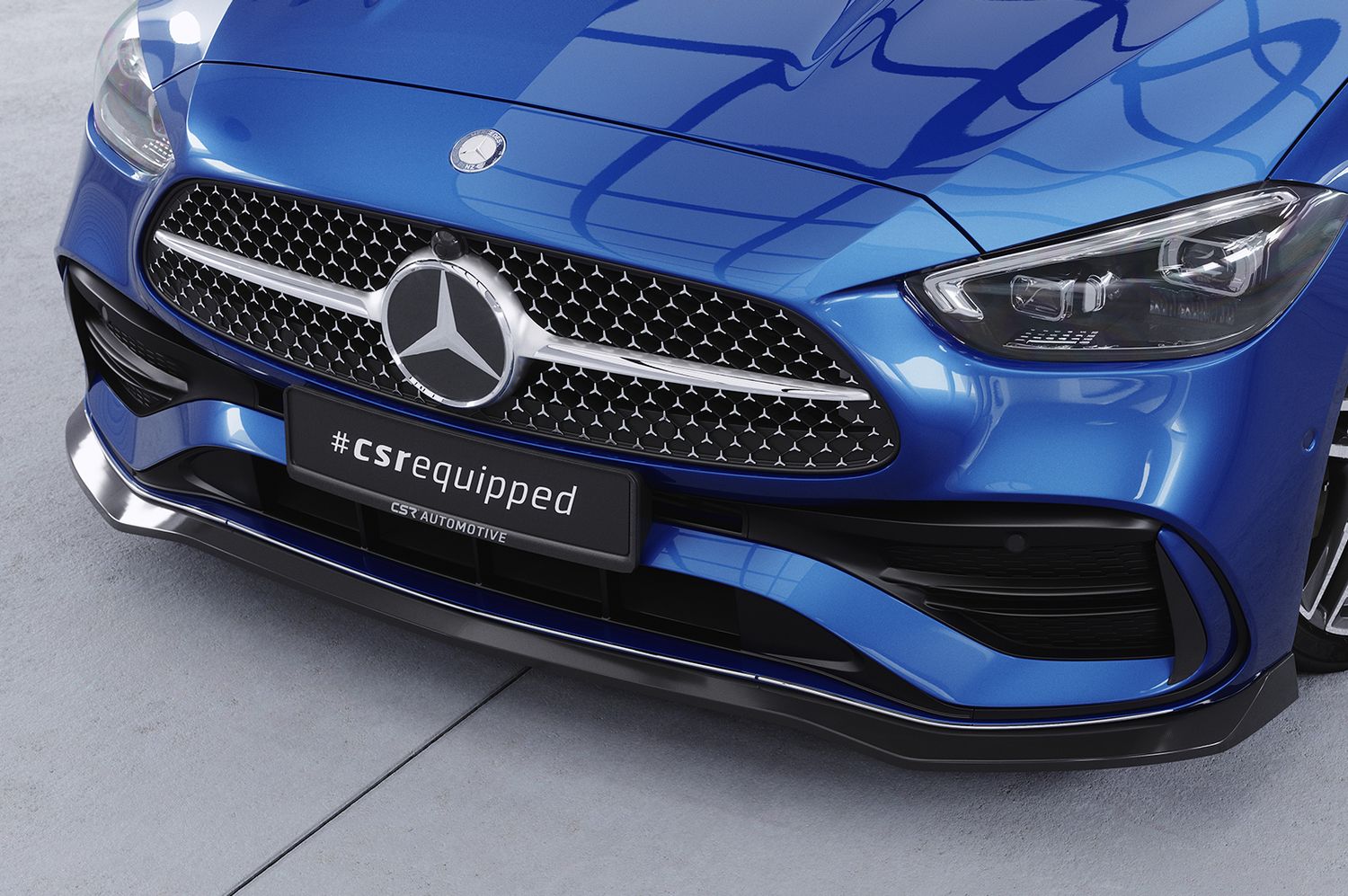 Frontspoiler | Cup-Spoilerlippe mit ABE für Mercedes-Benz C-Klasse W206 / S206 AMG-Line CSL641