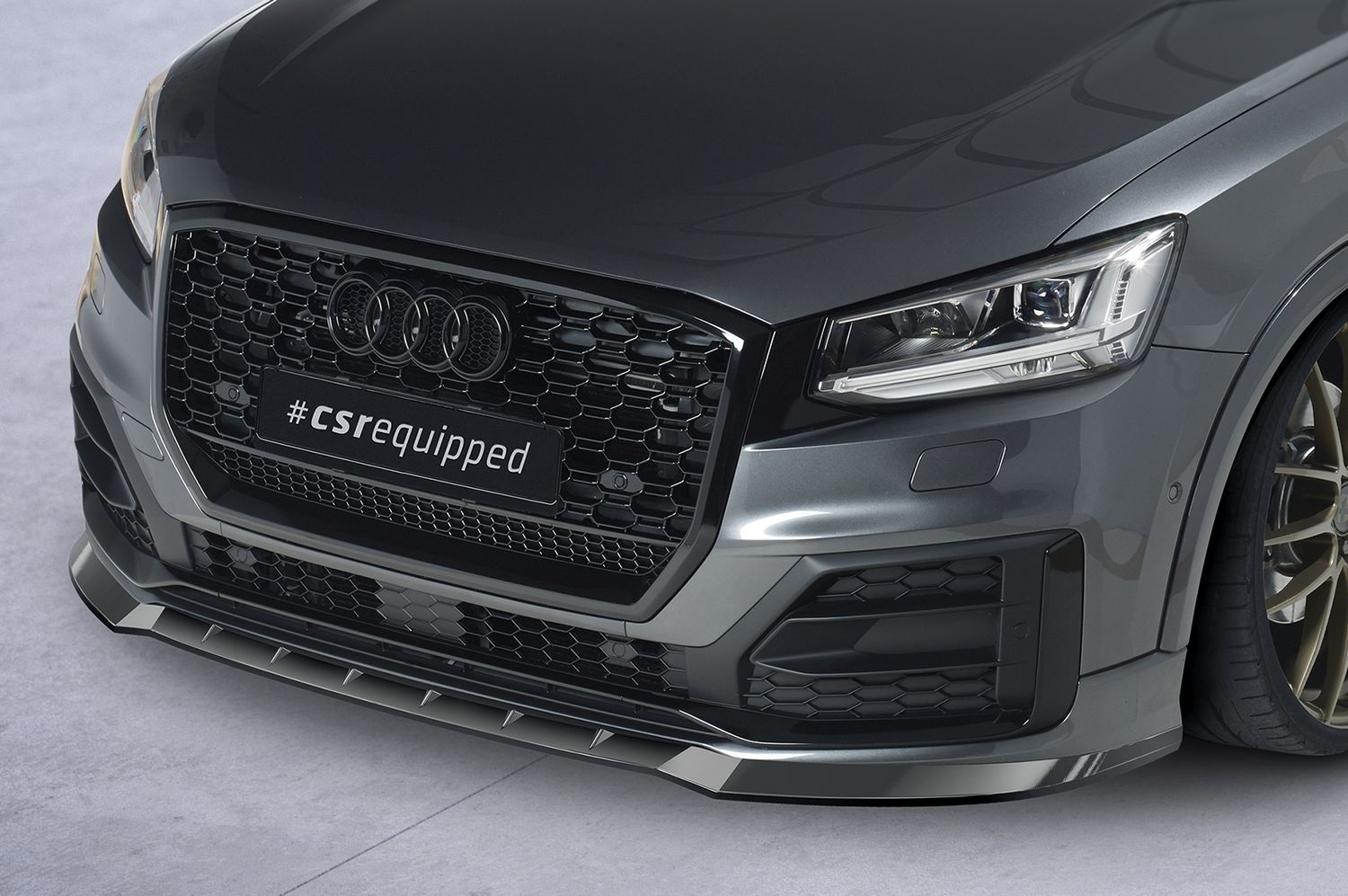 Frontspoiler | Cup-Spoilerlippe mit ABE für Audi Q2 (Typ GA) S-Line CSL644 Frontspoiler | Cup-Spoilerlippe mit ABE für Audi Q2 (Typ GA) S-Line CSL644