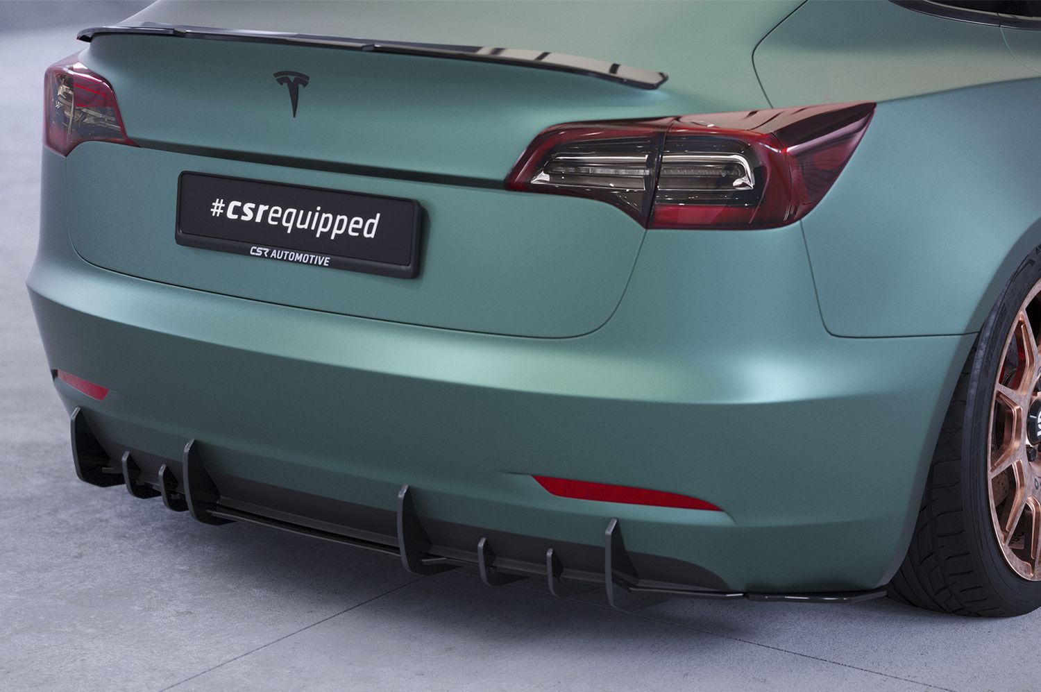 Racing Diffusor | Heckansatz für Tesla Model 3 HA412-B Racing Diffusor | Heckansatz für Tesla Model 3 HA412-B