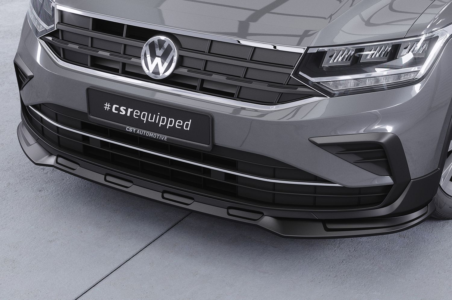 Frontspoiler | Cup-Spoilerlippe mit ABE für VW Tiguan 2 (Typ AD) CSL717