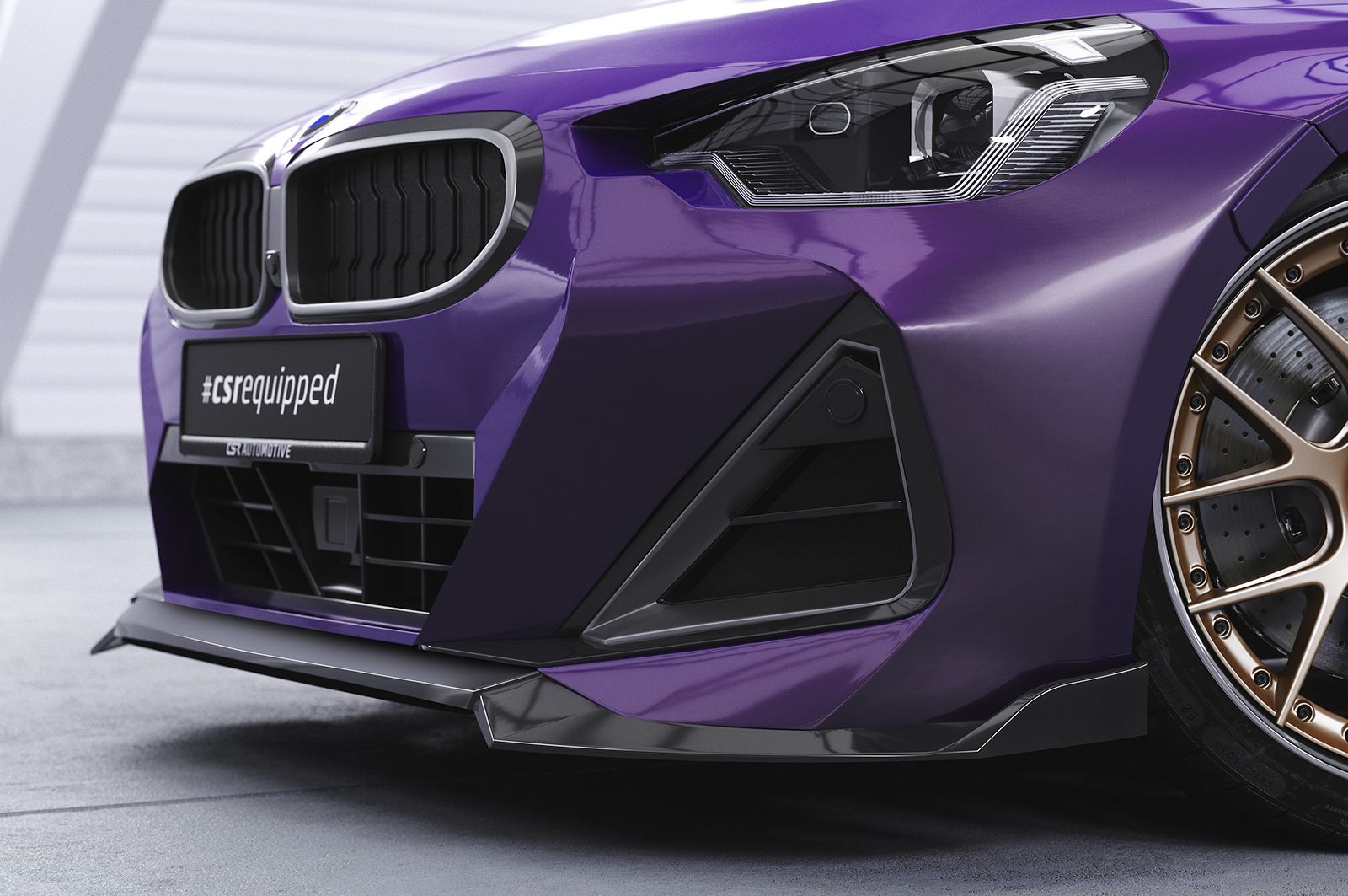 Frontspoiler | Cup-Spoilerlippe mit ABE für BMW 2er G42 M-Paket/M240i CSL716
