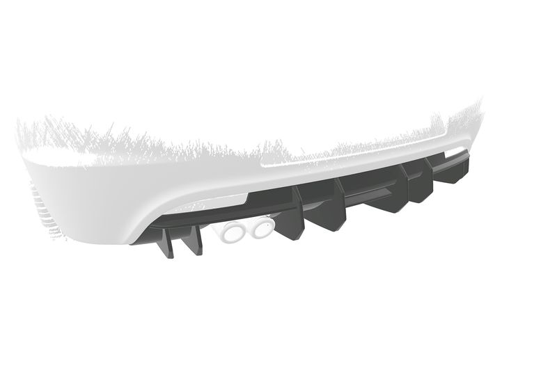 Diffusor | Heckansatz mit ABE für VW Scirocco 3 R-Line HA472
