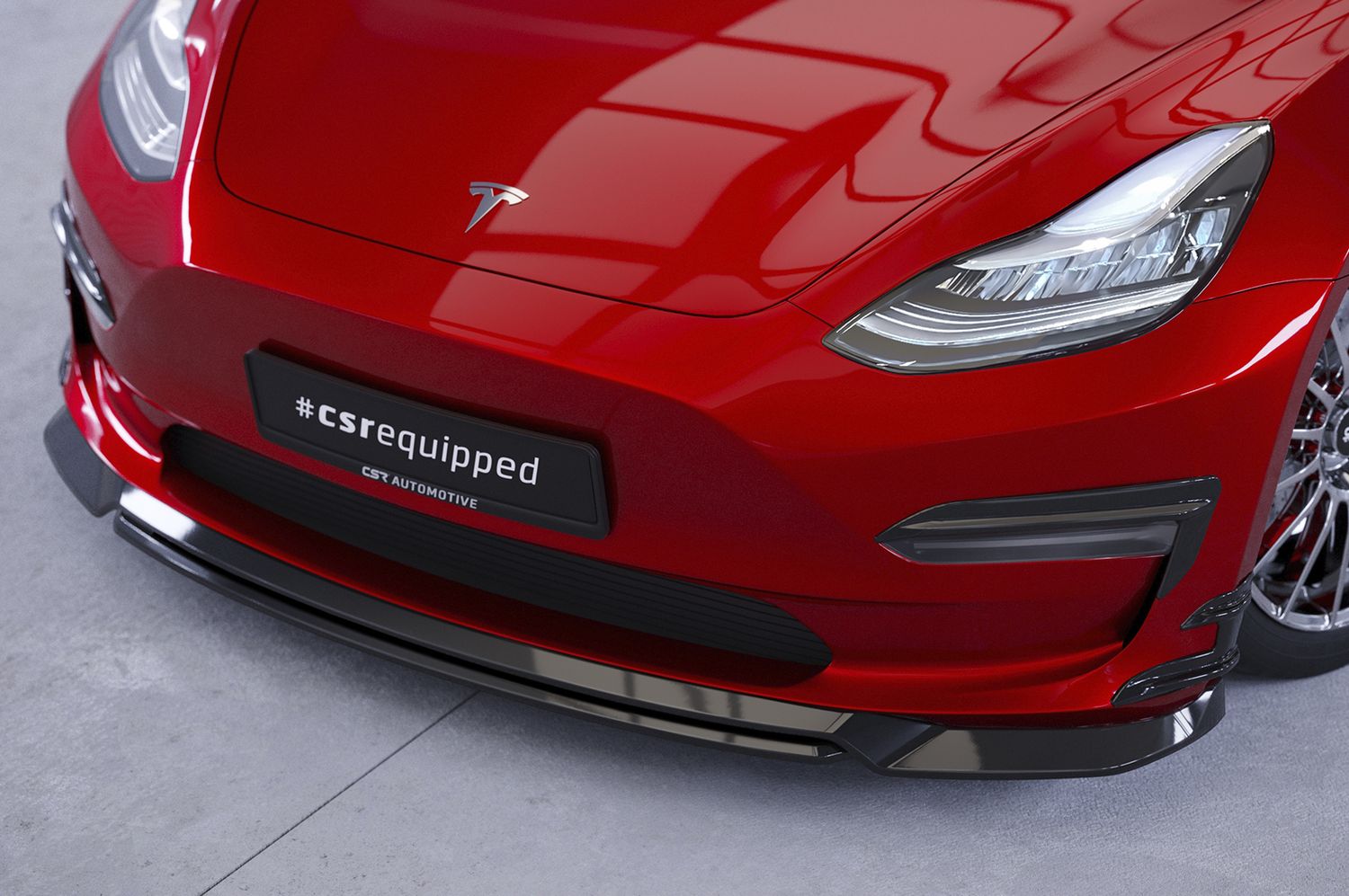 Frontspoiler | Cup-Spoilerlippe mit ABE für Tesla Model 3 CSL701 Frontspoiler | Cup-Spoilerlippe mit ABE für Tesla Model 3 CSL701