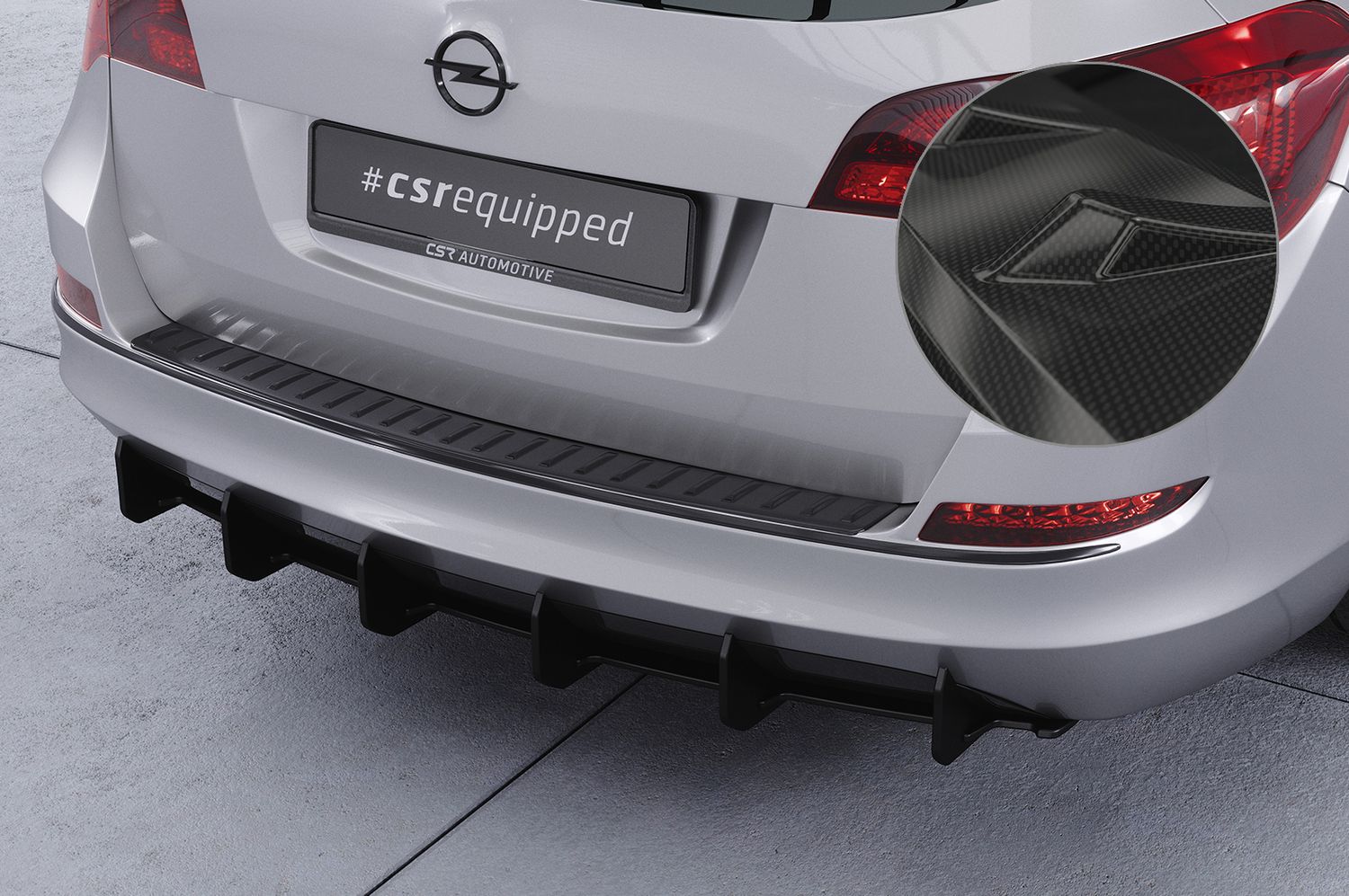 Racing Diffusor | Heckansatz für Opel Astra J Sports Tourer HA425-B Racing Diffusor | Heckansatz für Opel Astra J Sports Tourer HA425-B