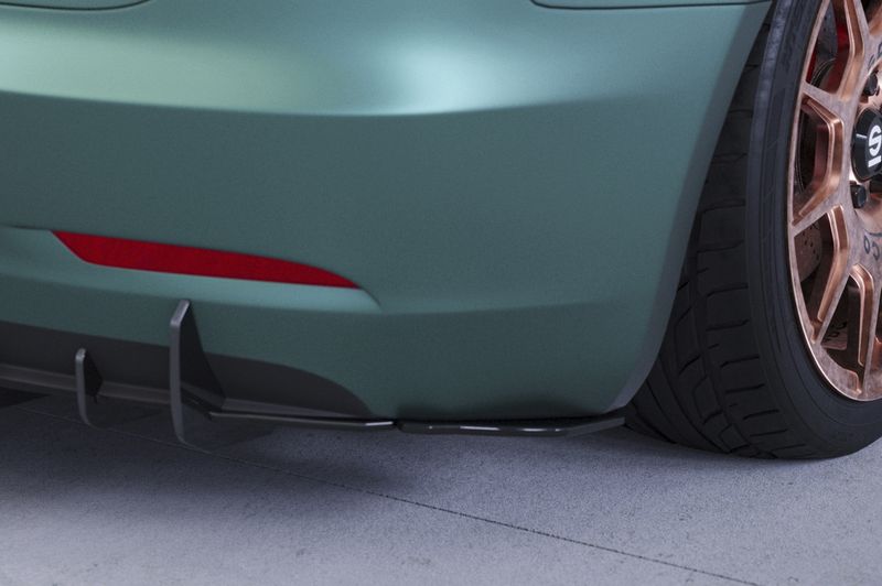 Racing Diffusor | Heckansatz für Tesla Model 3 HA413-L Racing Diffusor | Heckansatz für Tesla Model 3 HA413-L