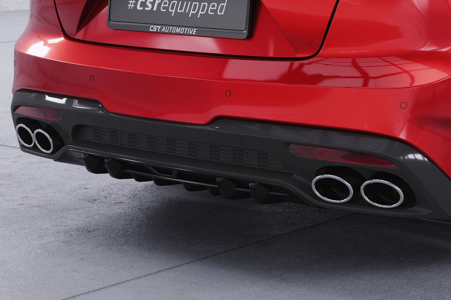 Diffusor | Heckansatz mit ABE für Kia Stinger GT HA430