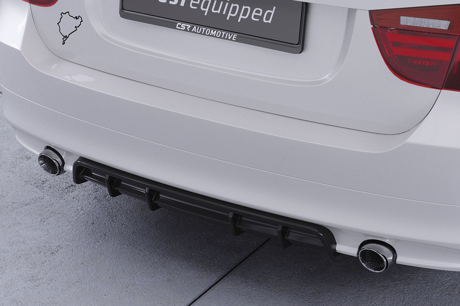 Diffusor | Heckansatz mit ABE für BMW 3er E90 / E91 HA435 Diffusor | Heckansatz mit ABE für BMW 3er E90 / E91 HA435