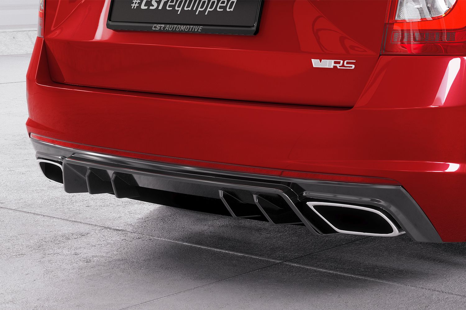 Diffusor | Heckansatz mit ABE für Skoda Octavia 3 Typ 5E RS HA437 Diffusor | Heckansatz mit ABE für Skoda Octavia 3 Typ 5E RS HA437