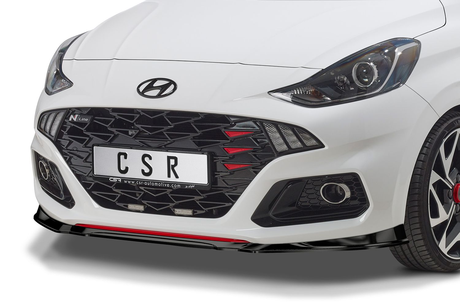 Frontspoiler | Cup-Spoilerlippe mit ABE für Hyundai i10 (3. Gen) N-Line CSL525 Frontspoiler | Cup-Spoilerlippe mit ABE für Hyundai i10 (3. Gen) N-Line CSL525