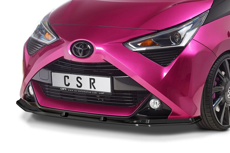 Frontspoiler | Cup-Spoilerlippe mit ABE für Toyota Aygo 2 Facelift CSL548