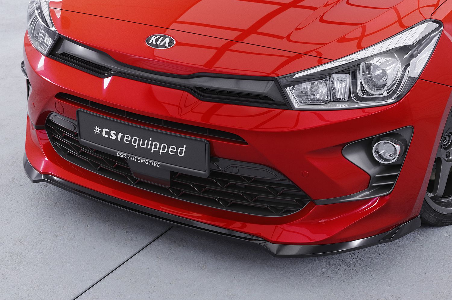 Frontspoiler | Cup-Spoilerlippe mit ABE für Kia Rio 4 (YB) Facelift CSL586 Frontspoiler | Cup-Spoilerlippe mit ABE für Kia Rio 4 (YB) Facelift CSL586