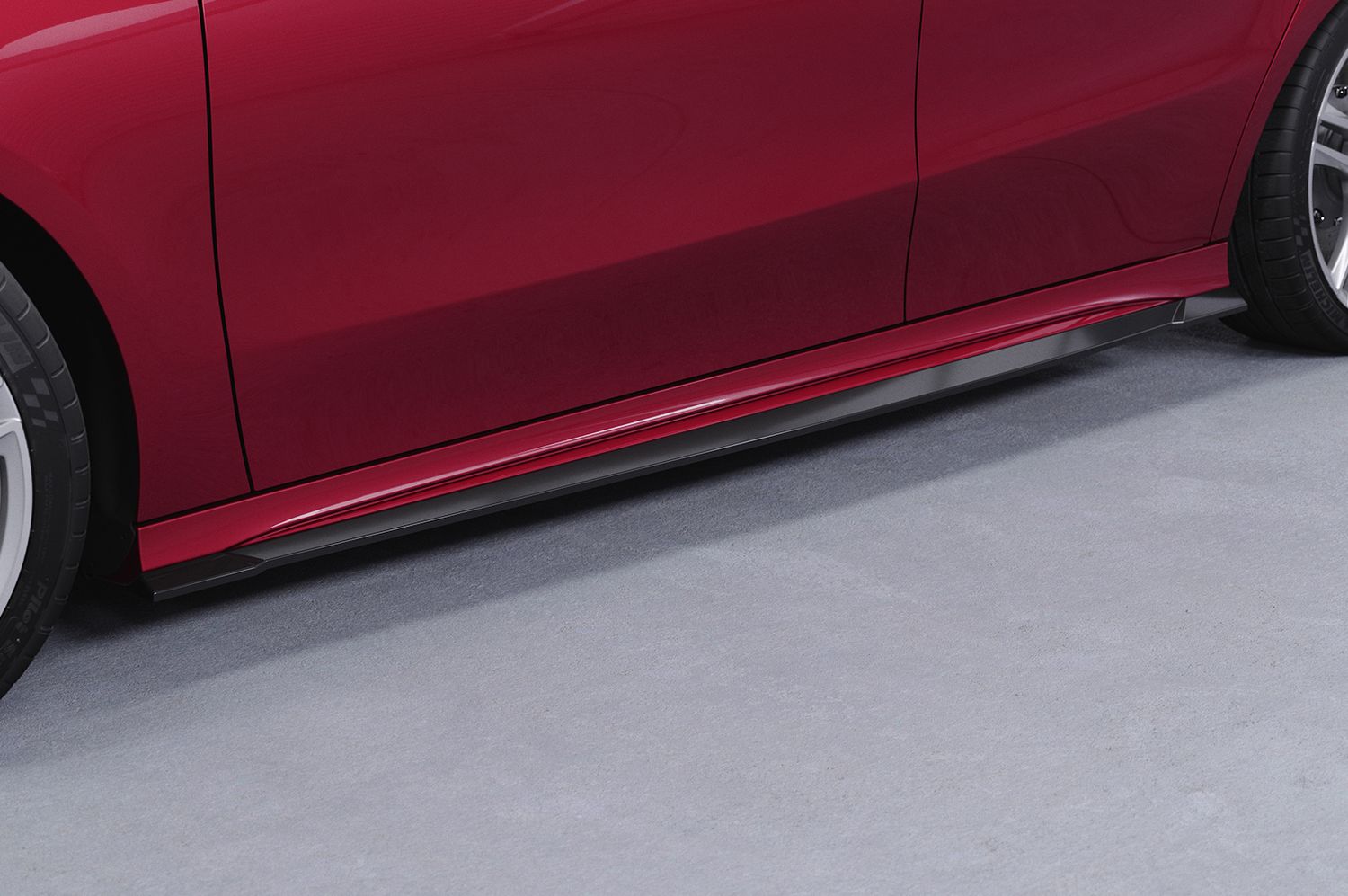 Seitenschweller mit ABE für Mercedes-Benz A-Klasse (W177) AMG/AMG-Line SS547 Seitenschweller mit ABE für Mercedes-Benz A-Klasse (W177) AMG/AMG-Line SS547