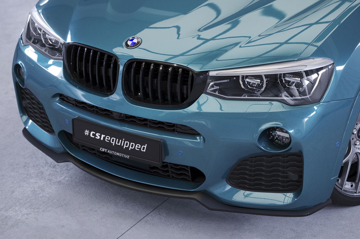 Frontspoiler | Cup-Spoilerlippe mit ABE für BMW X4 (F26) M-Paket CSL558 Frontspoiler | Cup-Spoilerlippe mit ABE für BMW X4 (F26) M-Paket CSL558