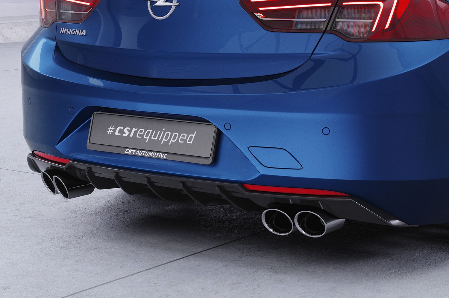 Diffusor | Heckansatz mit ABE für Opel Insignia B Grandsport HA282