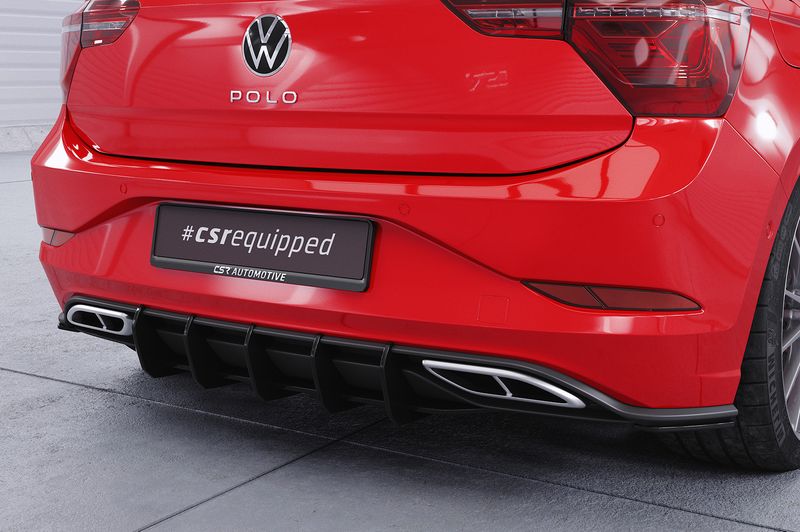 Racing Diffusor | Heckansatz für VW Polo 6 2G (Typ AW) R-Line HA317-B Racing Diffusor | Heckansatz für VW Polo 6 2G (Typ AW) R-Line HA317-B