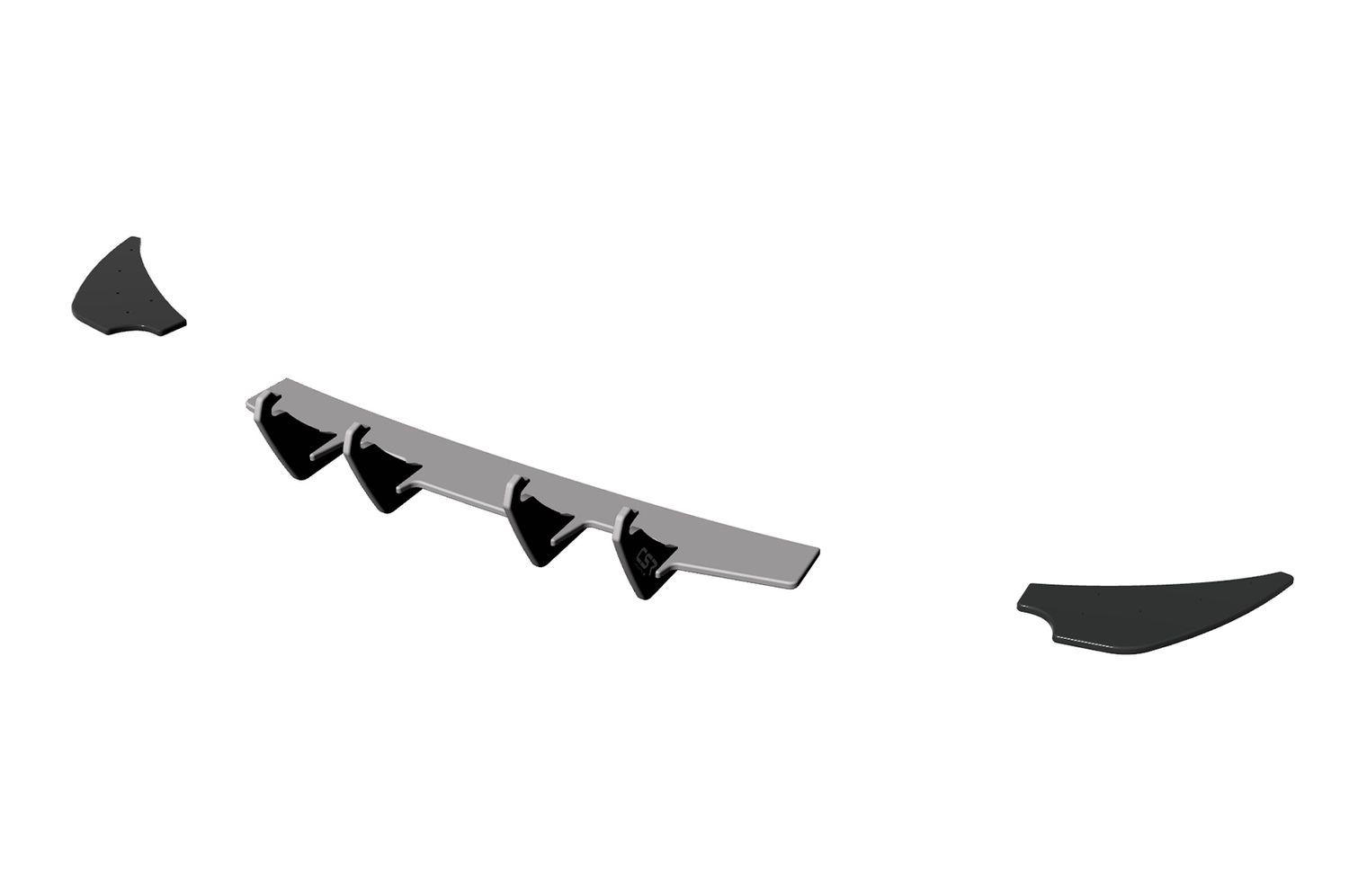 Racing Diffusor | Heckansatz für VW Golf 7 (Typ AU) GTI HA386 Racing Diffusor | Heckansatz für VW Golf 7 (Typ AU) GTI HA386