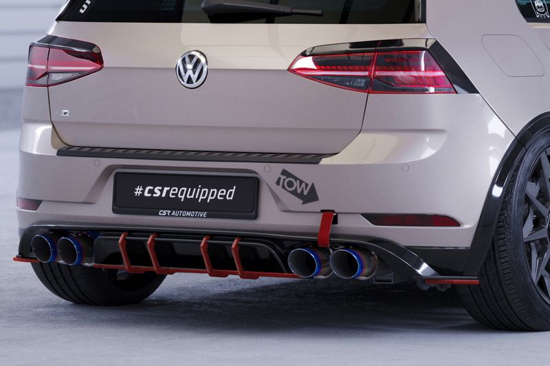 Racing Diffusor | Heckansatz für VW Golf 7 (Typ AU) R HA411 – Variante HA411-L