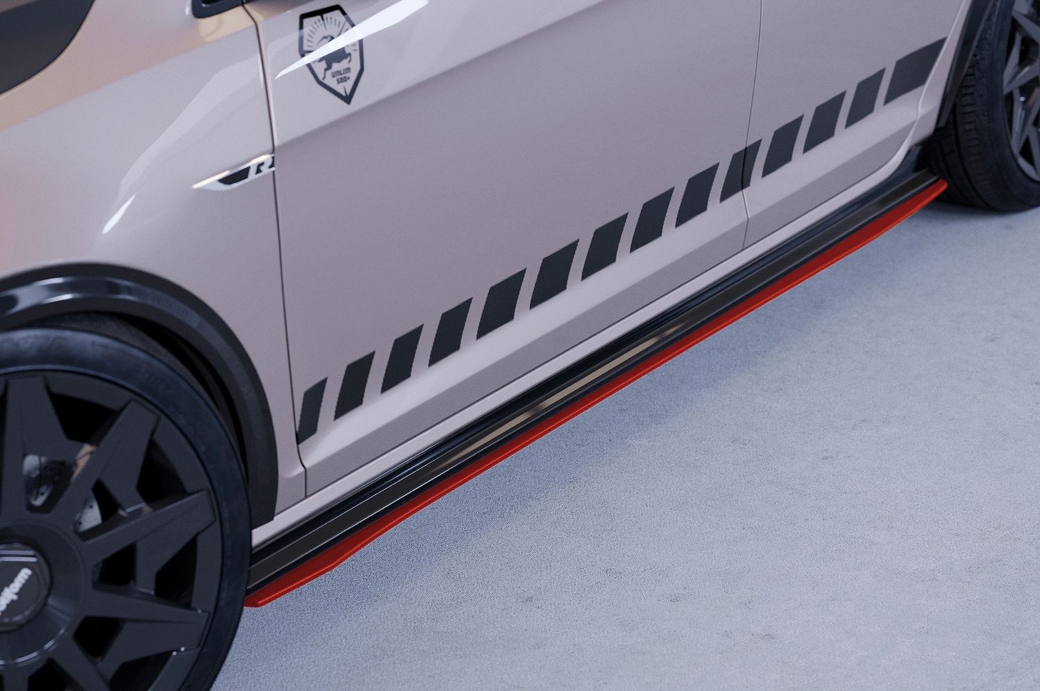 Seitenschweller für VW Golf 7 R/R-Line/GTI/GTD SS497 Seitenschweller für VW Golf 7 R/R-Line/GTI/GTD SS497