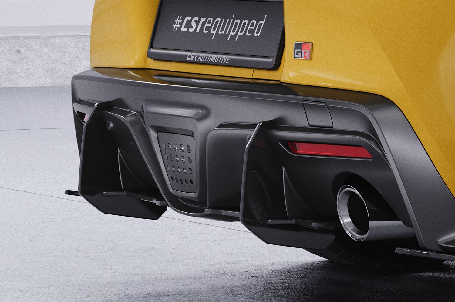 Racing Diffusor | Heckansatz für Toyota GR Supra (A90) HA408 Racing Diffusor | Heckansatz für Toyota GR Supra (A90) HA408