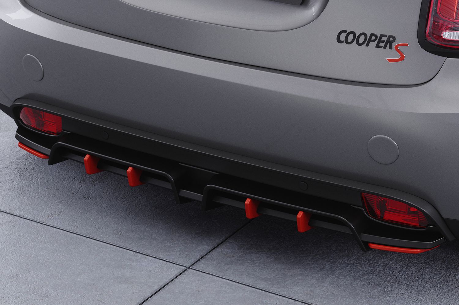 Diffusor | Heckansatz mit ABE für Mini F56 Cooper SE HA463 Diffusor | Heckansatz mit ABE für Mini F56 Cooper SE HA463