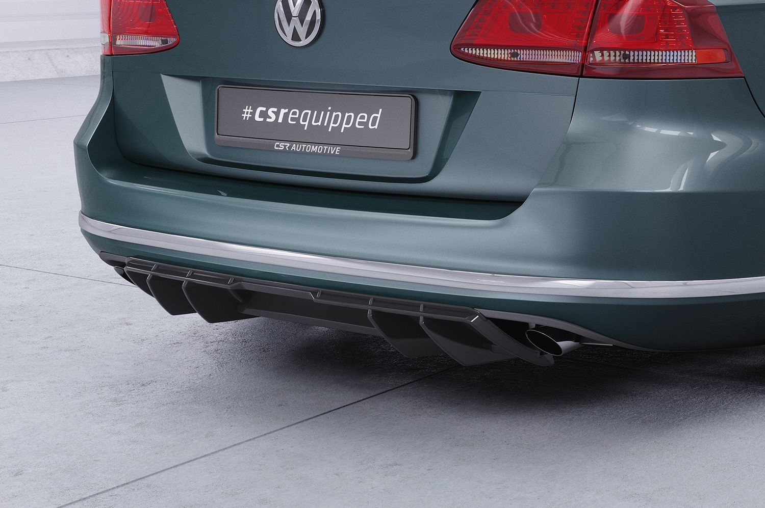 Diffusor | Heckansatz mit ABE für VW Passat B7 (Typ 3C) Variant HA460