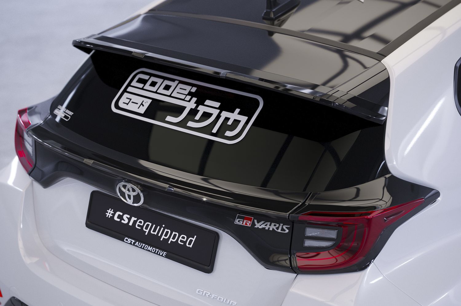 Heckspoiler | Heckflügel mit ABE für Toyota GR Yaris (Typ XP21) HF845