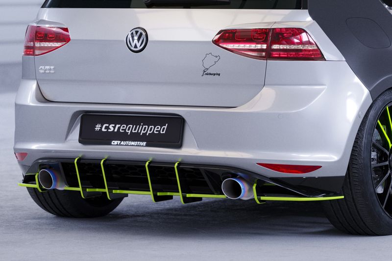 Racing Diffusor | Heckansatz für VW Golf 7 (Typ AU) GTI HA332 Racing Diffusor | Heckansatz für VW Golf 7 (Typ AU) GTI HA332