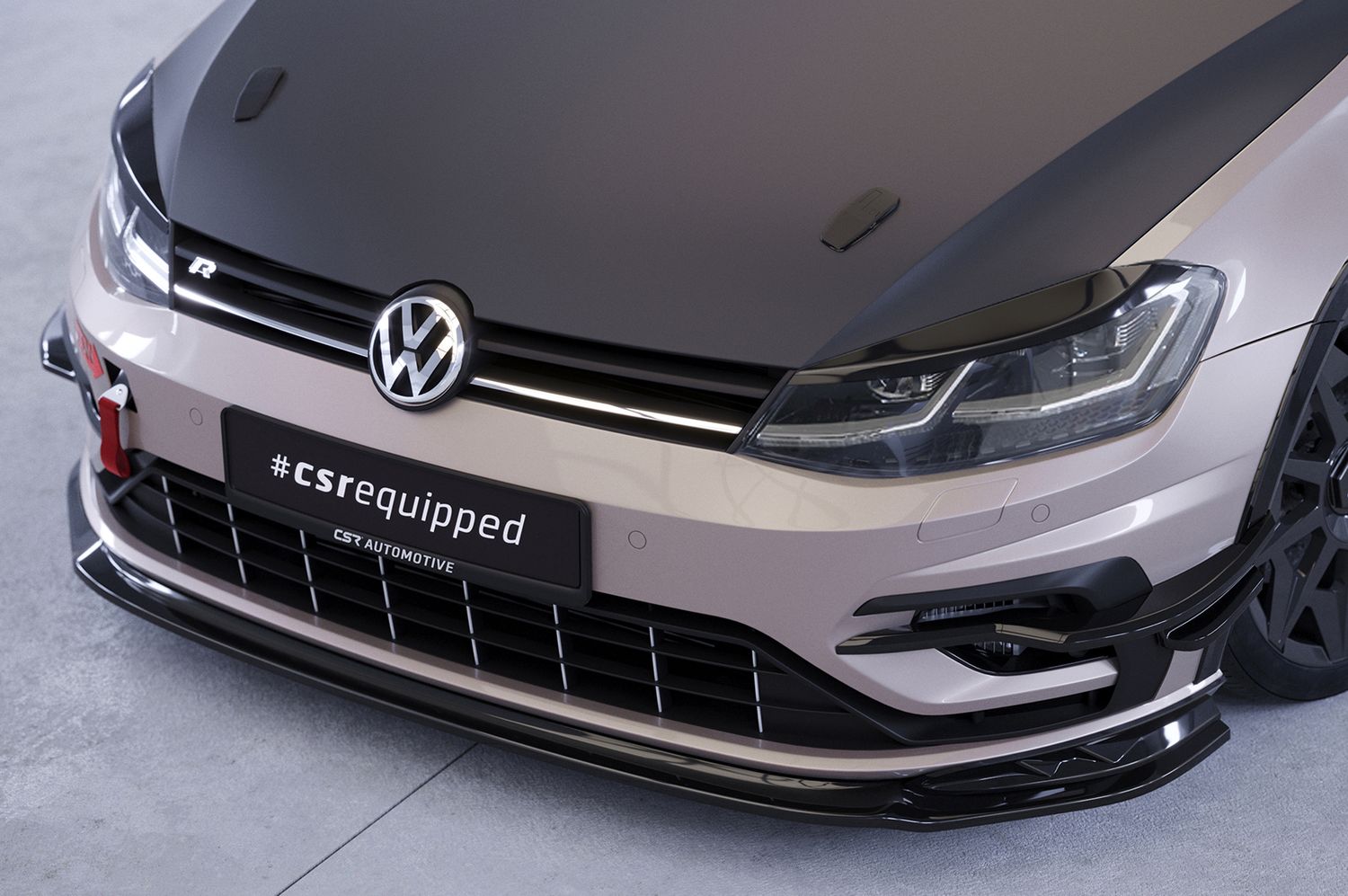 Frontspoiler | Cup-Spoilerlippe mit ABE für VW Golf 7 (Typ AU) R CSL625