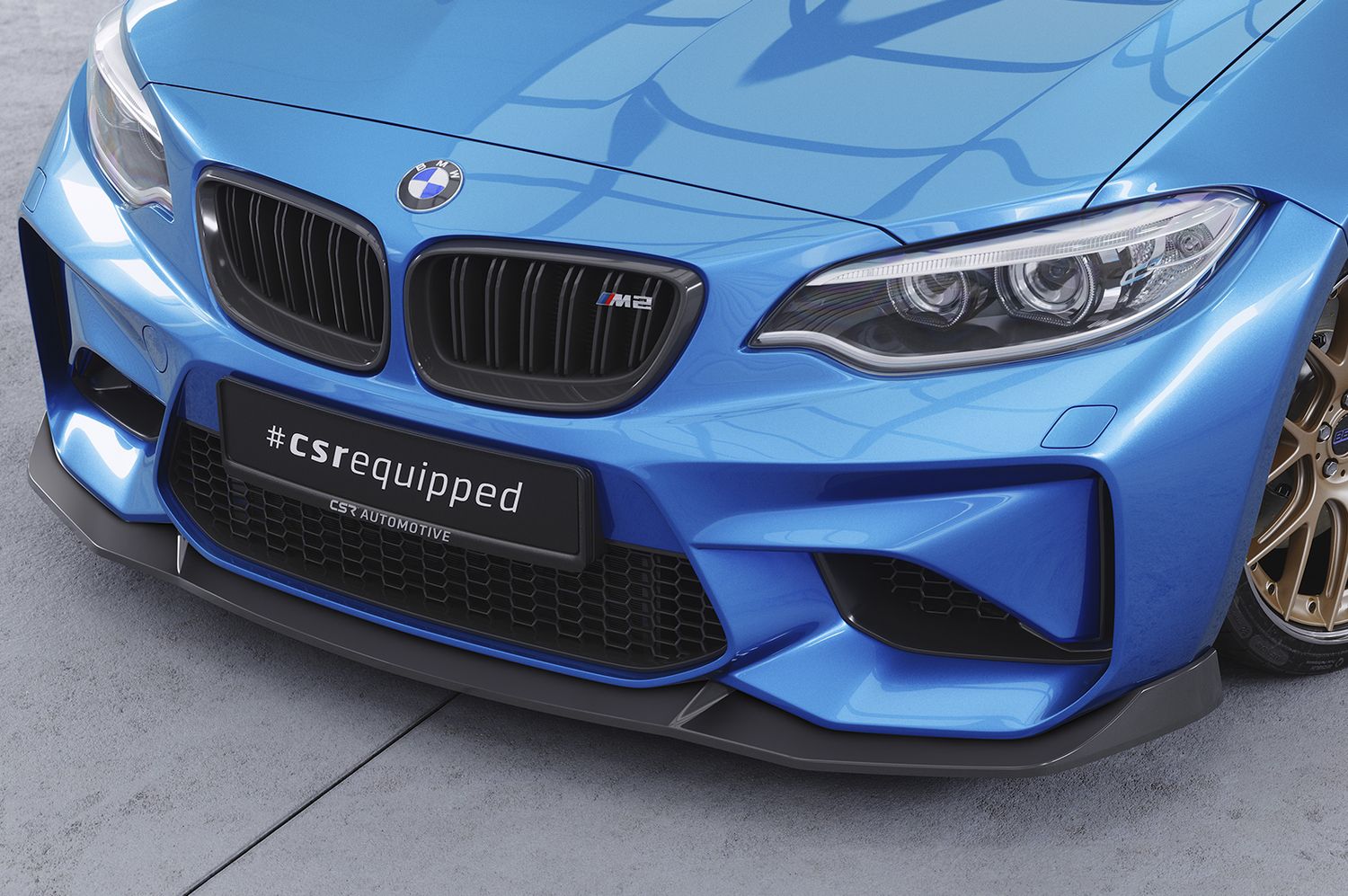 Frontspoiler | Cup-Spoilerlippe mit ABE für BMW M2 (F87) CSL638 Frontspoiler | Cup-Spoilerlippe mit ABE für BMW M2 (F87) CSL638