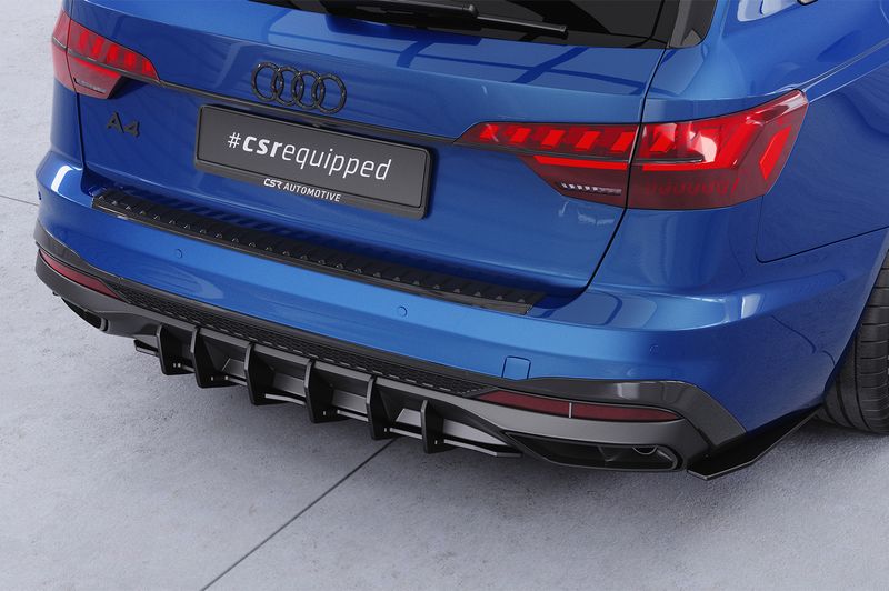 Racing Diffusor | Heckansatz für Audi A4 B9 (Typ 8W) Avant S-Line HA407 Racing Diffusor | Heckansatz für Audi A4 B9 (Typ 8W) Avant S-Line HA407
