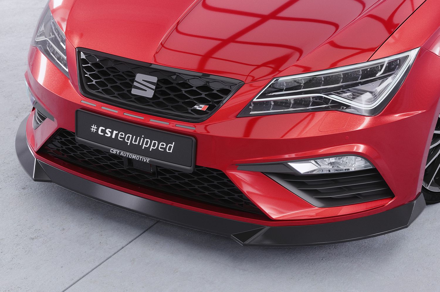 Frontspoiler | Cup-Spoilerlippe mit ABE für Seat Leon 3 (Typ 5F) Cupra/FR CSL411