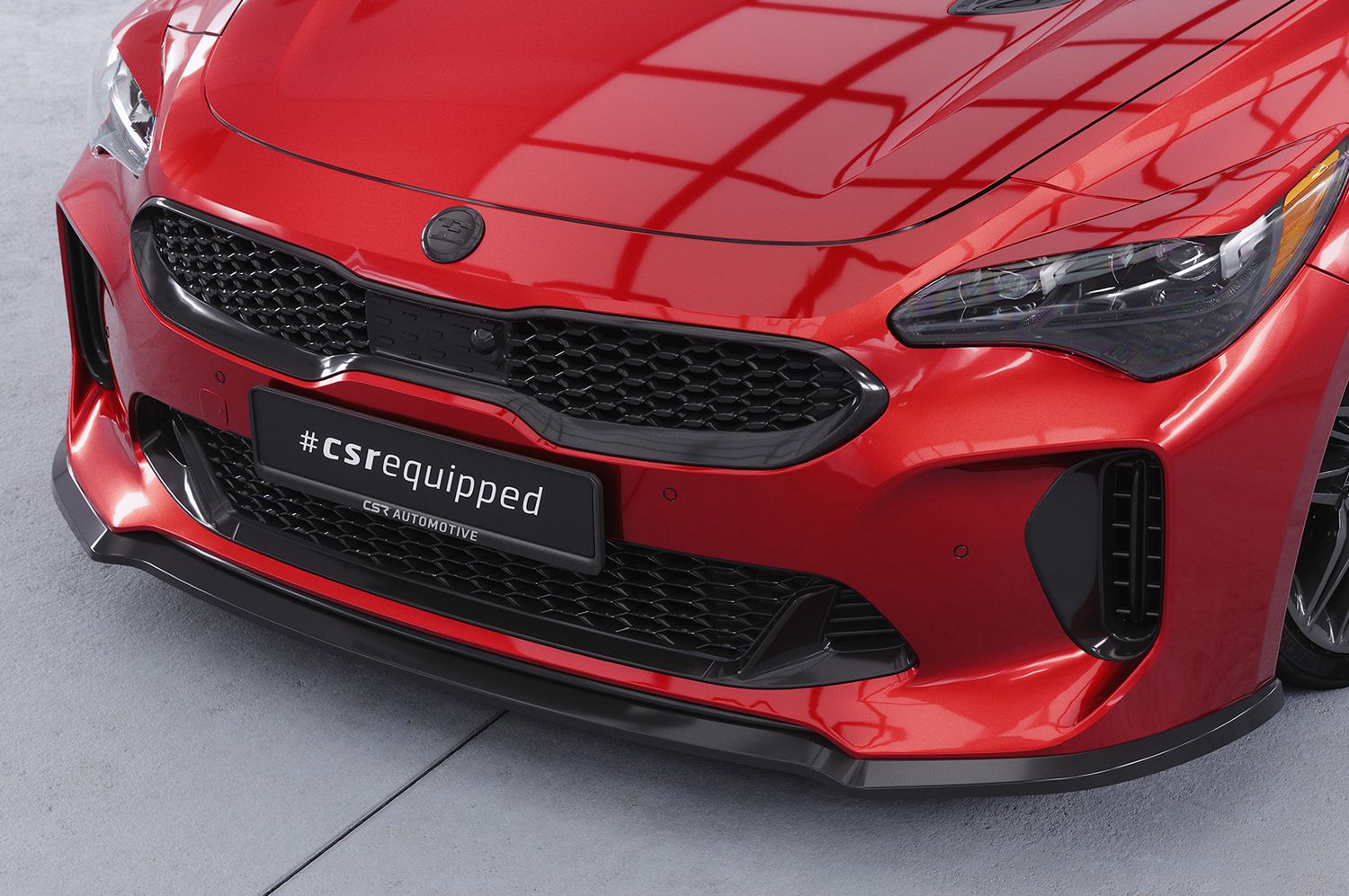 Frontspoiler | Cup-Spoilerlippe mit ABE für Kia Stinger GT CSL426