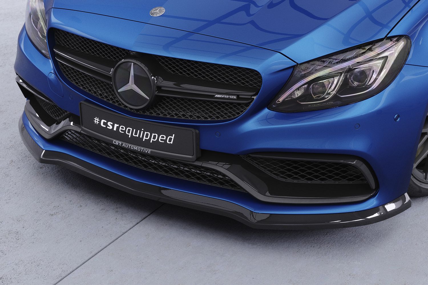 Frontspoiler | Cup-Spoilerlippe mit ABE für Mercedes-Benz C-Klasse 205 C63/C63S AMG CSL201 Frontspoiler | Cup-Spoilerlippe mit ABE für Mercedes-Benz C-Klasse 205 C63/C63S AMG CSL201