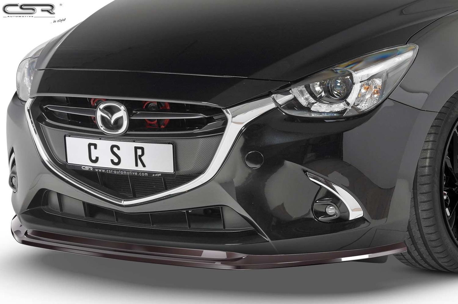 Frontspoiler | Cup-Spoilerlippe mit ABE für Mazda 2 (Typ DJ) CSL437 Frontspoiler | Cup-Spoilerlippe mit ABE für Mazda 2 (Typ DJ) CSL437