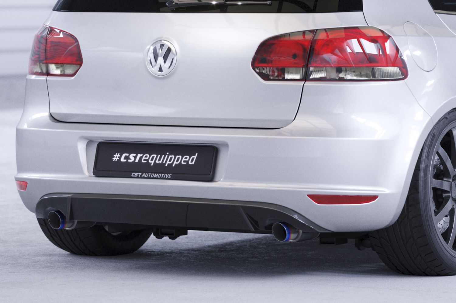 Diffusor | Heckansatz mit ABE für VW Golf 6 HA044