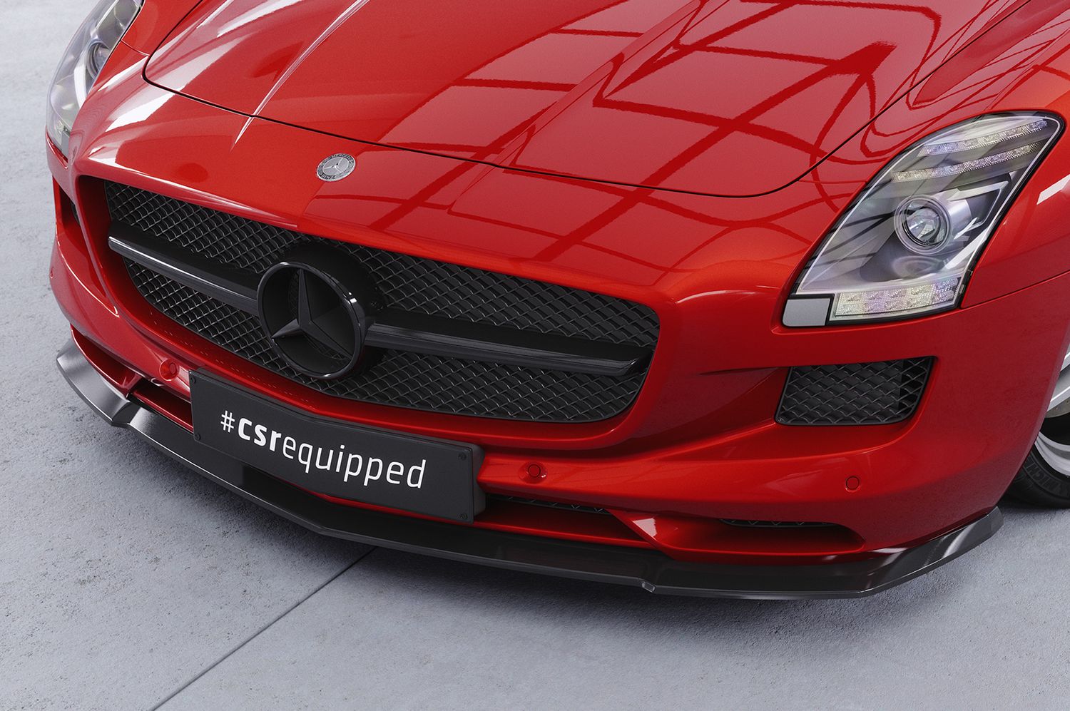 Frontspoiler | Cup-Spoilerlippe mit ABE für Mercedes-Benz SLS AMG (197) CSL462 Frontspoiler | Cup-Spoilerlippe mit ABE für Mercedes-Benz SLS AMG (197) CSL462