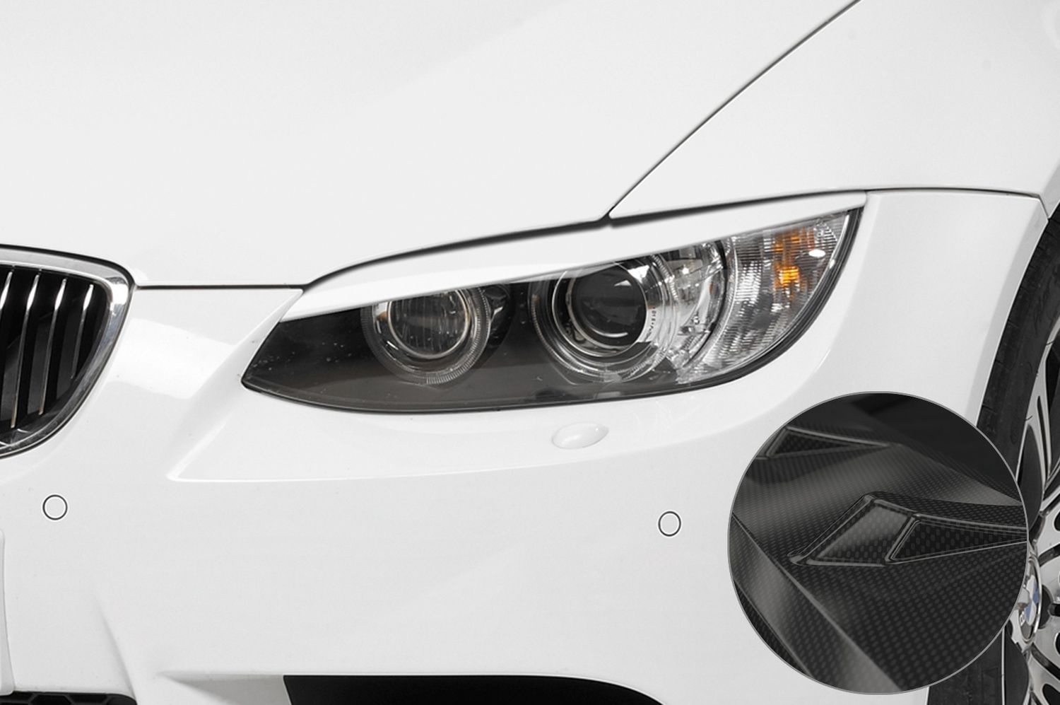 Scheinwerferblenden Carbon Look für BMW 3er E92/E93 SB057-C Scheinwerferblenden Carbon Look für BMW 3er E92/E93 SB057-C