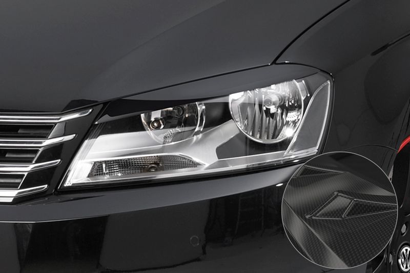 Scheinwerferblenden Carbon Look für VW Passat B7 SB142-C