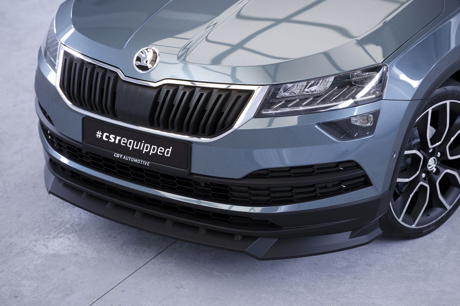 Frontspoiler | Cup-Spoilerlippe mit ABE für Skoda Karoq CSL495