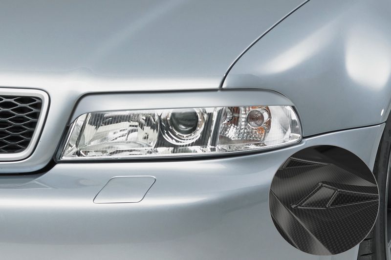 Scheinwerferblenden Carbon Look für Audi A4 B5 SB176-C