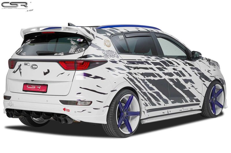 Diffusor | Heckansatz für Kia Sportage QL HA193