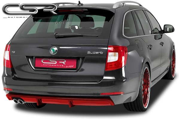 Diffusor | Heckansatz für Skoda Superb II 3T HA074 Diffusor | Heckansatz für Skoda Superb II 3T HA074